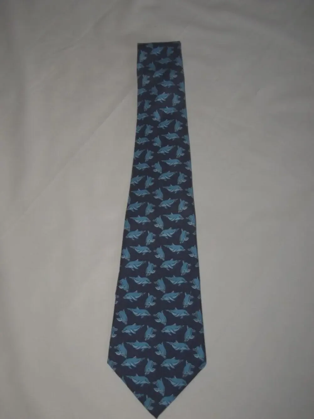 Dolphin Silk Neck Tie -0812T20